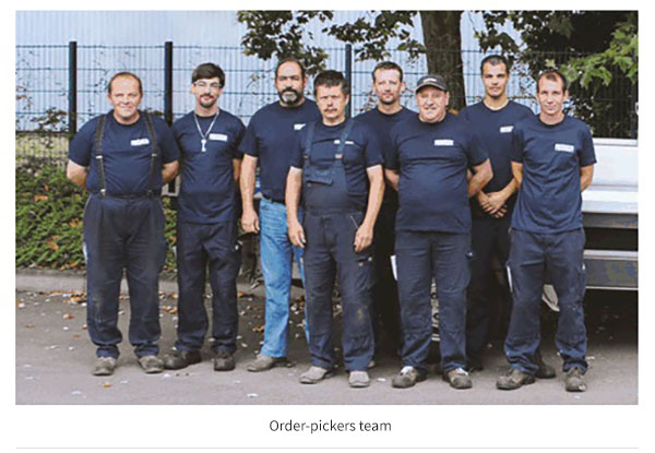 Order-pickers team